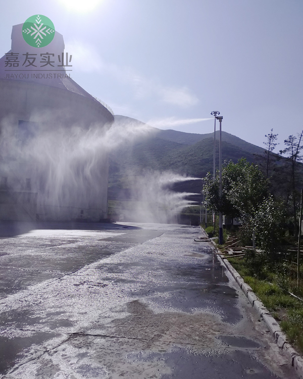 青海互助金圓水泥有限公司-噴霧降塵系統2