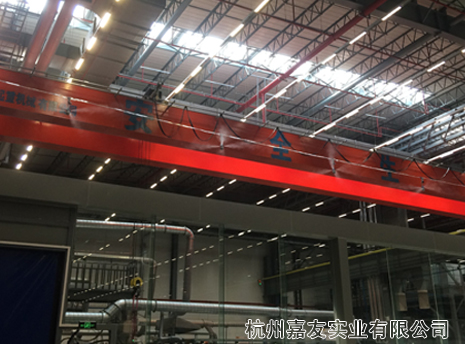 噴涂車(chē)間干霧加濕案例