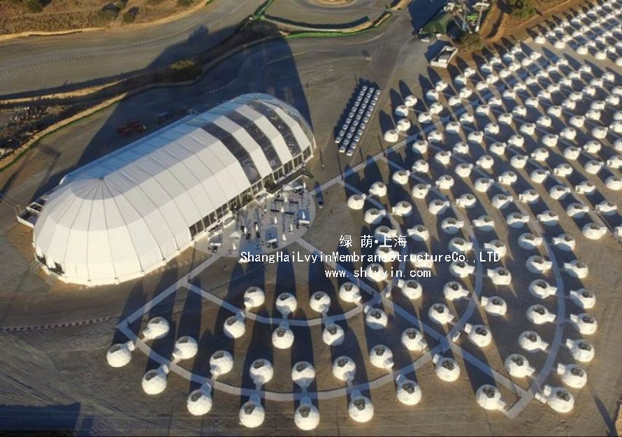 響沙灣蓮花酒店膜結(jié)構(gòu)工程技術(shù)措施構(gòu)造設(shè)計、制作及安裝